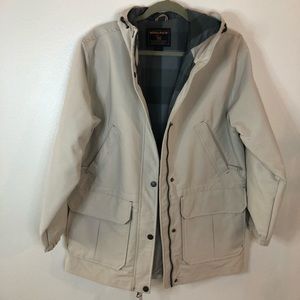 Woolrich jacket womens size medium tan mid length